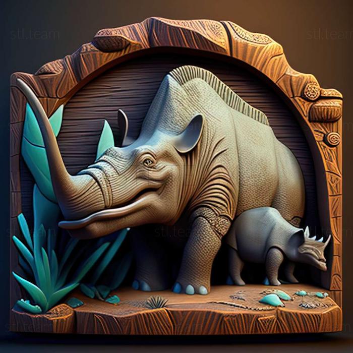 3D модель Игра Зоопарк Магнат 2: Вымершие животные (STL)